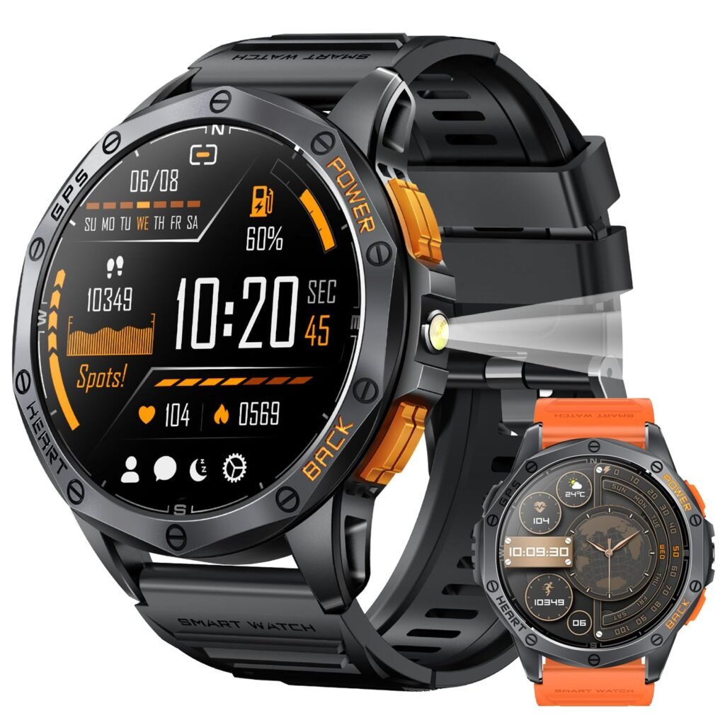 Military Smart Watches Built-in GPS, 170+ Sport Modes for Men